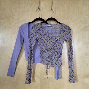 Urban Outfitters Bundle 2 Purple Tops Size Small